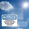 Signmission Please Stop At The Reception Desk Before OSHA Notice Sign, Vinyl Decal, 10in W x 7in L, 2PK OS-2PACK-NS-D-710-L-17598 - alternate 6